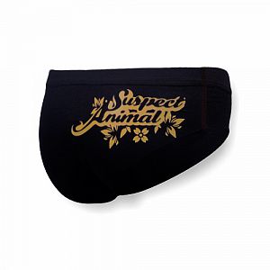 Dámské funkční sportovní kalhotky černá/zlatá Bamboo Ultra