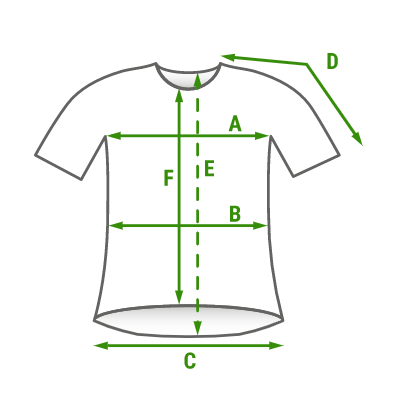 Tabulka velikostí - Funkční sportovní volné triko raglán 3/4 rukáv Yoga neon zelená Supplex