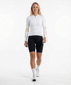 Dámské cyklistické návleky na ruce FLOWERS GOLD