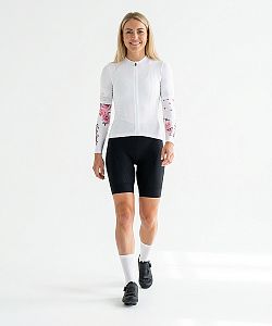 Dámské cyklistické návleky na ruce FLOWERS Rose