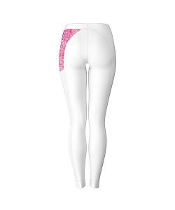 Dámské funkční spodky dlouhé PINK MANDALA bílá Bamboo Light New