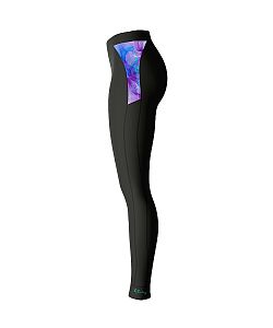 Dámské funkční spodky dlouhé PURPLE černá Bamboo Heavy