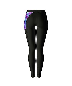 Dámské funkční spodky dlouhé PURPLE černá Bamboo Heavy