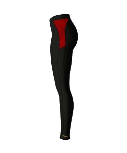 Dámské funkční spodky dlouhé RED VELVET černá Bamboo Thermo