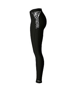 Dámské funkční spodky dlouhé ZEBRA černá Bamboo Thermo