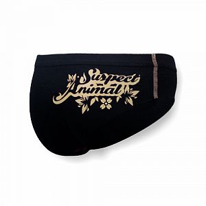 Dámské funkční sportovní kalhotky černá/smetanová Bamboo Ultra