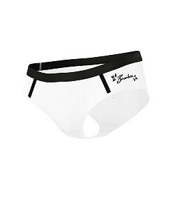 Dámské funkční sportovní kalhotky CONTRAST bílá Bamboo Ultra