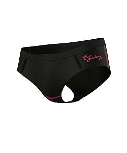 Dámské funkční sportovní kalhotky FUCHSIA černá Bamboo Ultra