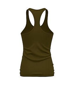 Dámské funkční sportovní tílko KHAKI Bamboo Ultra CLASSIC