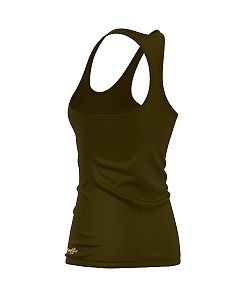 Dámské funkční sportovní tílko KHAKI Bamboo Ultra CLASSIC