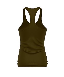 Dámské funkční sportovní tílko KHAKI Bamboo Ultra CLASSIC