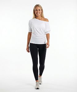Dámské funkční tričko ASYMMETRIC bílá Supplex