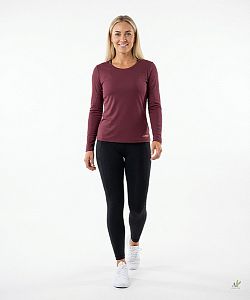 Dámské funkční tričko SPORTY dlouhý rukáv LILA Bamboo Ultra CLASSIC