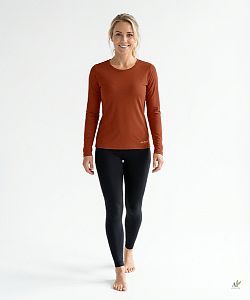 Dámské funkční tričko SPORTY dlouhý rukáv TERAKOTA Bamboo Ultra CLASSIC