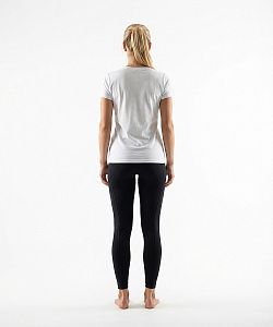 Dámské funkční tričko SPORTY krátký rukáv bílá Bamboo Ultra CLASSIC