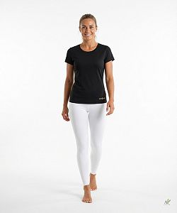 Dámské funkční tričko SPORTY krátký rukáv černá Bamboo Ultra CLASSIC