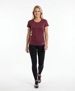 Dámské funkční tričko SPORTY krátký rukáv LILA Bamboo Ultra CLASSIC