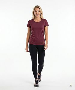 Dámské funkční tričko SPORTY krátký rukáv LILA Bamboo Ultra CLASSIC