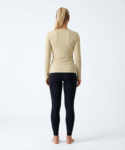 Dámské funkční tričko SPORTY "V" dlouhý rukáv STONE Bamboo Ultra CLASSIC