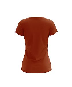 Dámské funkční tričko SPORTY "V" krátký rukáv TERAKOTA Bamboo Ultra CLASSIC