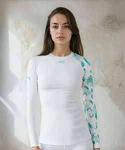Dámské funkční triko dlouhý rukáv BIRD bílá Bamboo Thermo