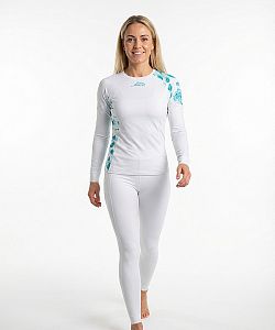 Dámské funkční triko dlouhý rukáv BIRD bílá Bamboo Ultra