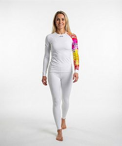 Dámské funkční triko dlouhý rukáv CANDY bílá Bamboo Thermo