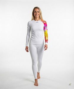 Dámské funkční triko dlouhý rukáv CANDY bílá Bamboo Thermo