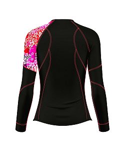 Dámské funkční triko dlouhý rukáv CANDY černá Bamboo Ultra