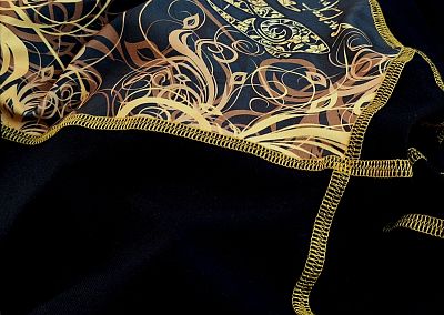 Dámské funkční triko dlouhý rukáv GOLD černá Bamboo Ultra