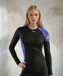 Dámské funkční triko dlouhý rukáv HAWAII černá Bamboo Ultra