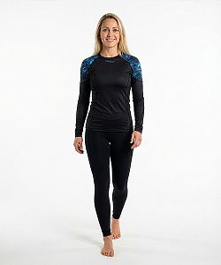 Dámské funkční triko dlouhý rukáv HEART LADY černá Bamboo Light New