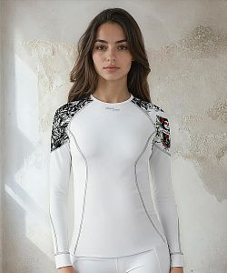 Dámské funkční triko dlouhý rukáv LADY bílá Bamboo Light New