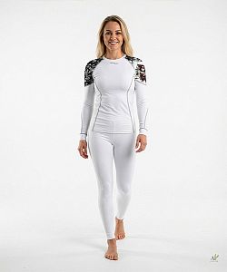 Dámské funkční triko dlouhý rukáv LADY bílá Bamboo Light New
