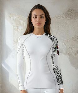 Dámské funkční triko dlouhý rukáv LADY bílá Bamboo Thermo