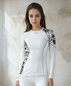 Dámské funkční triko dlouhý rukáv LADY bílá Bamboo Ultra