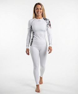 Dámské funkční triko dlouhý rukáv LADY bílá Bamboo Ultra