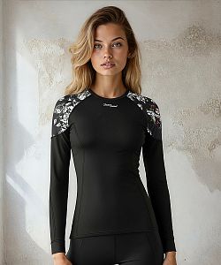 Dámské funkční triko dlouhý rukáv LADY ELEGANT černá Bamboo Light New