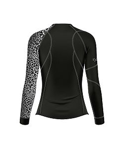 Dámské funkční triko dlouhý rukáv LEO černá/šedá Bamboo Thermo