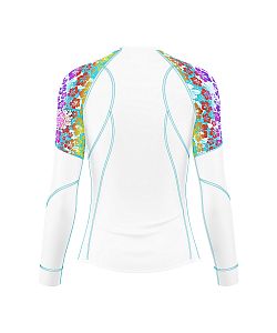 Dámské funkční triko dlouhý rukáv RAINBOW bílá Bamboo Light New