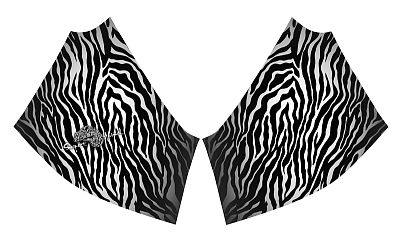 Dámské funkční triko dlouhý rukáv se zipem ZEBRA bílá Bamboo Light New