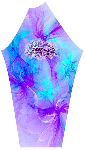 Dámské funkční triko dlouhý rukáv-stoják ECO zip PURPLE bílá Bamboo Heavy