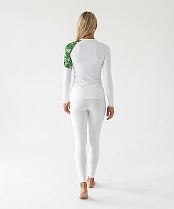 Dámské funkční triko dlouhý rukáv TROPICAL bílá Bamboo Ultra