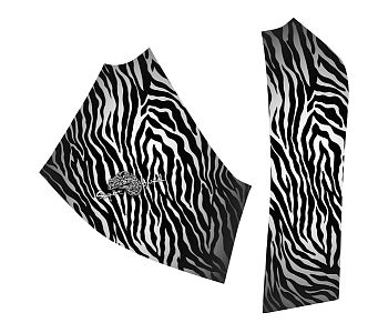 Dámské funkční triko dlouhý rukáv ZEBRA bílá Bamboo Ultra