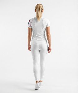 Dámské funkční triko krátký rukáv ANGEL bílá Bamboo Ultra