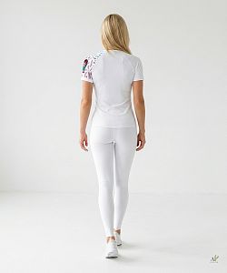 Dámské funkční triko krátký rukáv ANGEL LADY bílá Bamboo Ultra