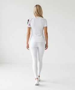 Dámské funkční triko krátký rukáv ANGEL LADY bílá Bamboo Ultra