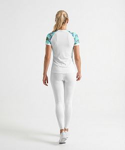 Dámské funkční triko krátký rukáv DRAGONFLY bílá Bamboo Light New