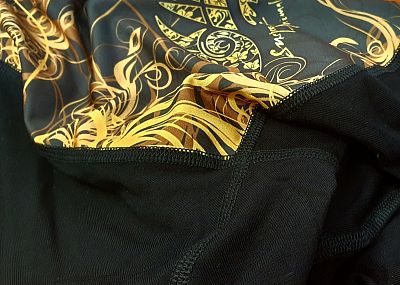 Dámské funkční triko krátký rukáv GOLD ELEGANT černá Bamboo Ultra