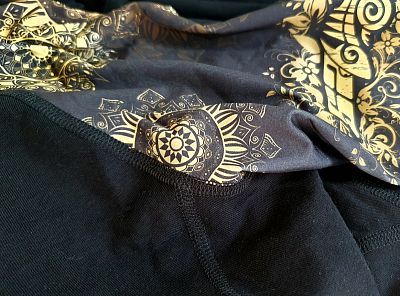 Dámské funkční triko krátký rukáv GOLDEN EYE černá Bamboo Ultra
